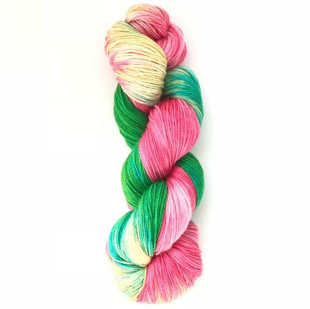 Hand-Dyed Yarn Set Merino/Nylon Sock Weight Pink Monarch – Teaandyarn