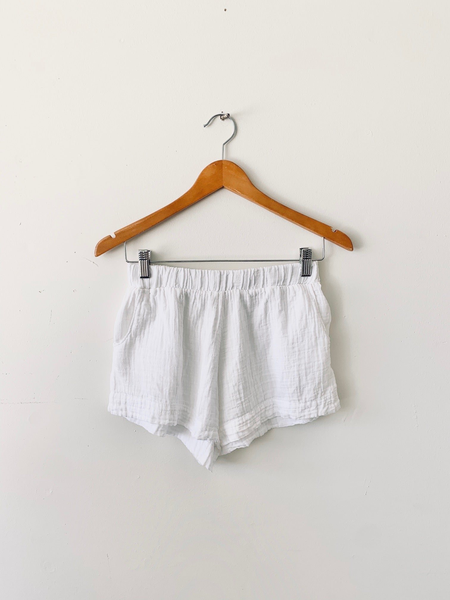 organic cotton santorini lounge shorts - white | Malu Organic | Reviews ...