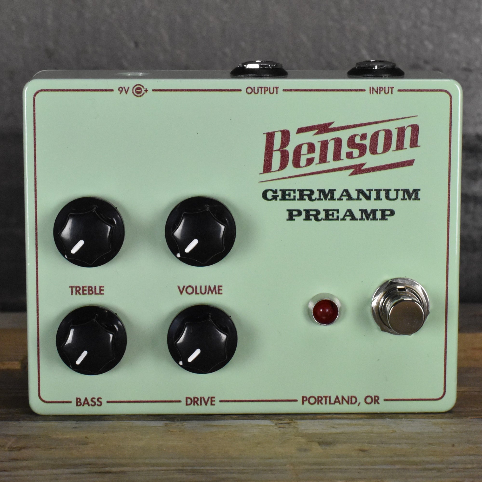 Benson Amps Germanium Preamp Pedal ゲルマニウム・ドライブペダル