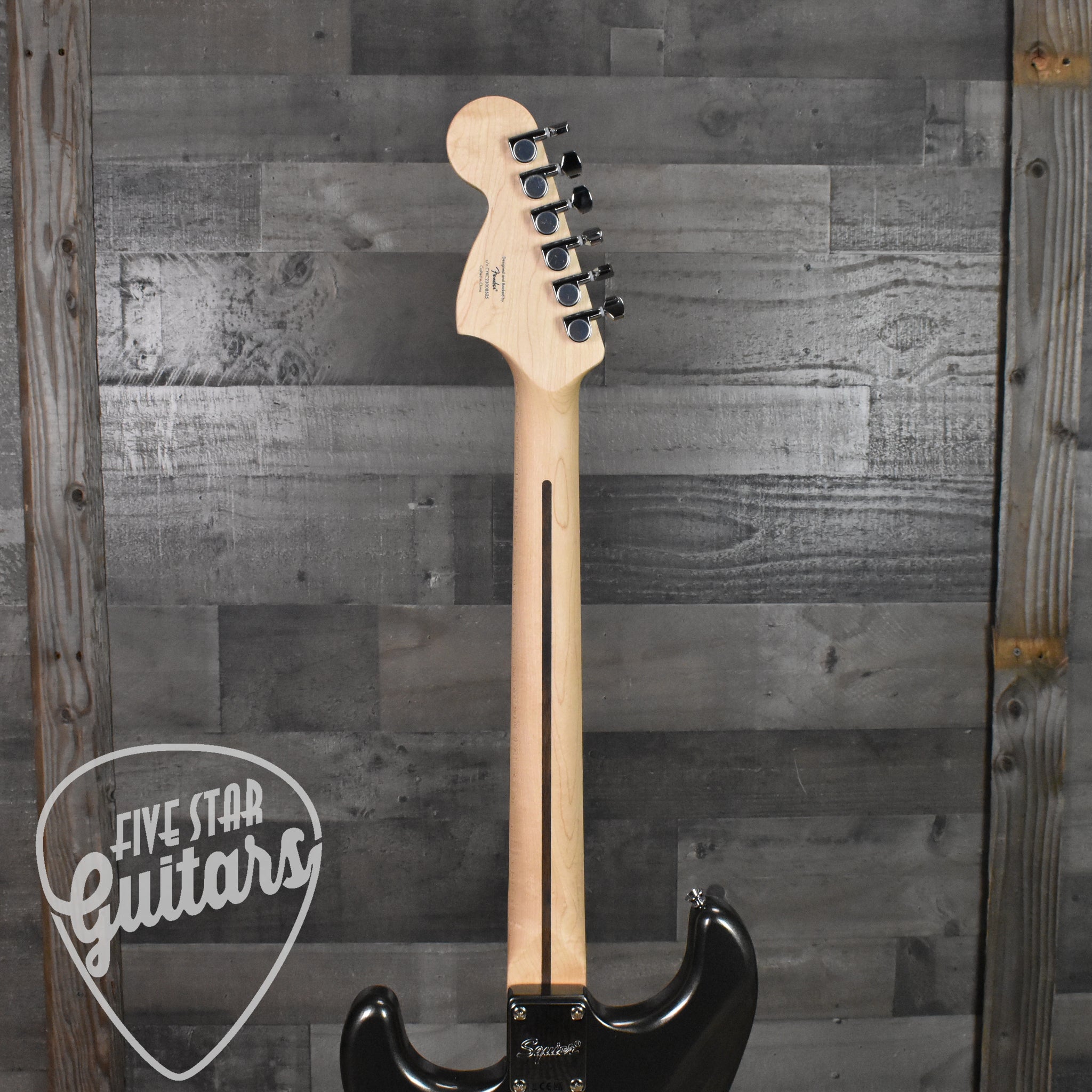 Squier Bullet Stratocaster HT, Laurel Fingerboard, Black - Five