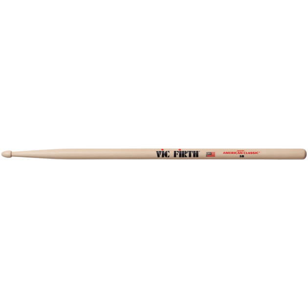 Vic Firth American Classic 5A Barrel Tip Sticks - Hickory (pair)