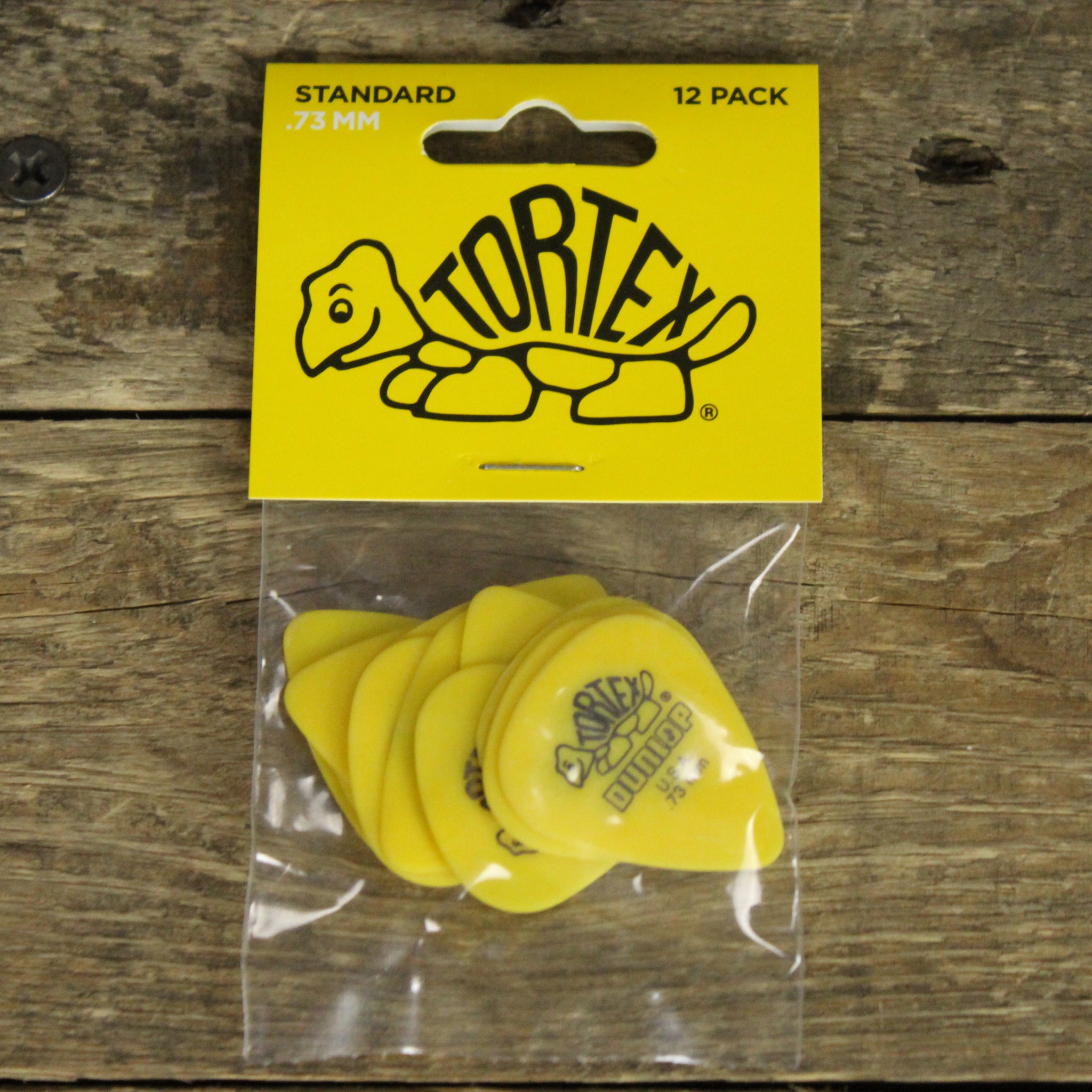 Dunlop Tortex Standard Pick Yellow .73 mm, One Pick