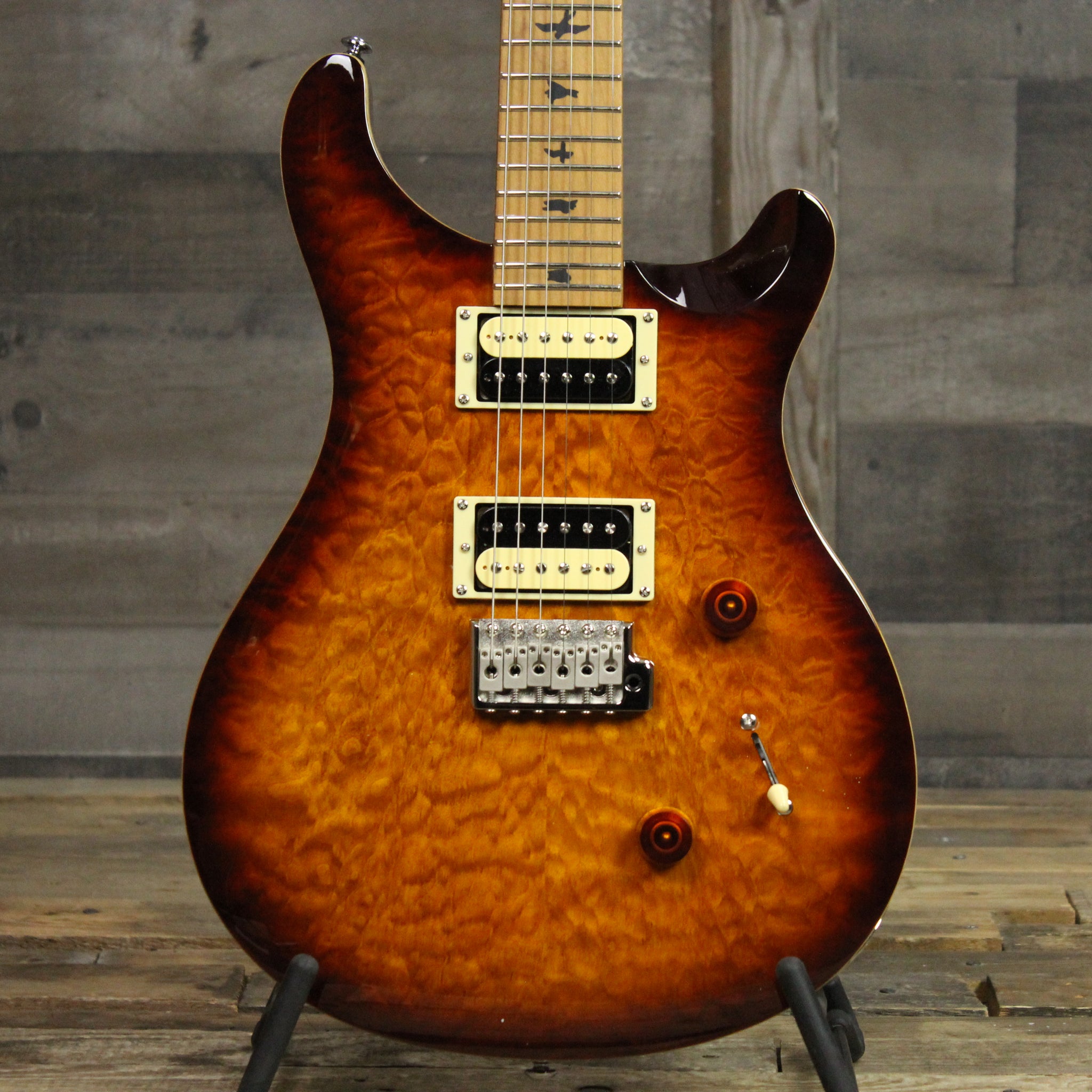 Paul Reed Smith Se Custom 24 Limited Edition Roasted Maple Tobacco S Five Star Guitars