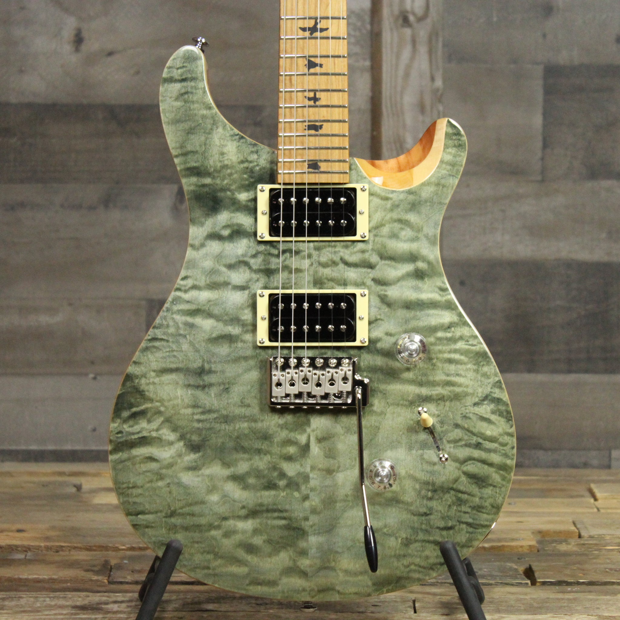 Paul Reed Smith Roasted Maple Limited Se Custom 24 Trampas Green Five Star Guitars