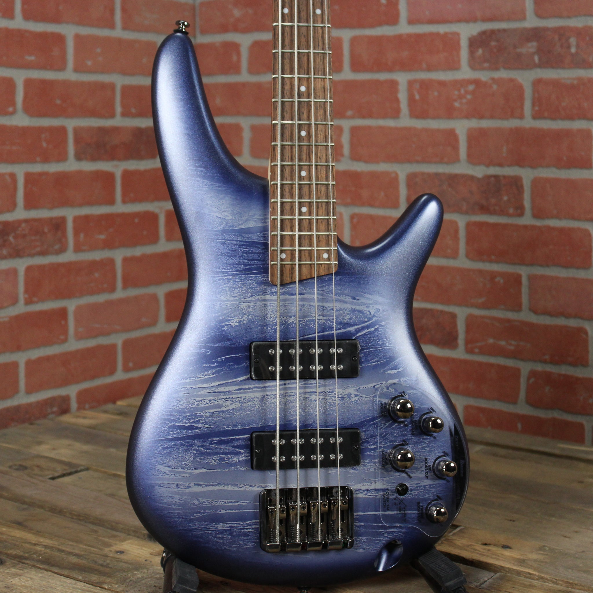 Ibanez SR300E-NPM Electric Bass Guitar, Navy Planet Matte