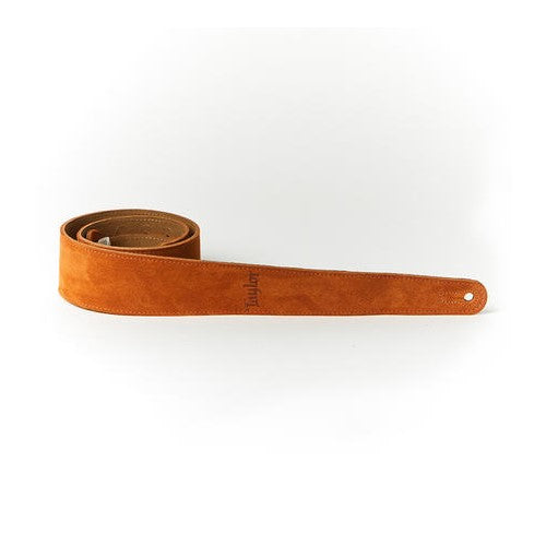 Taylor Chocolate Suede Logo Guitar Strap 2.5