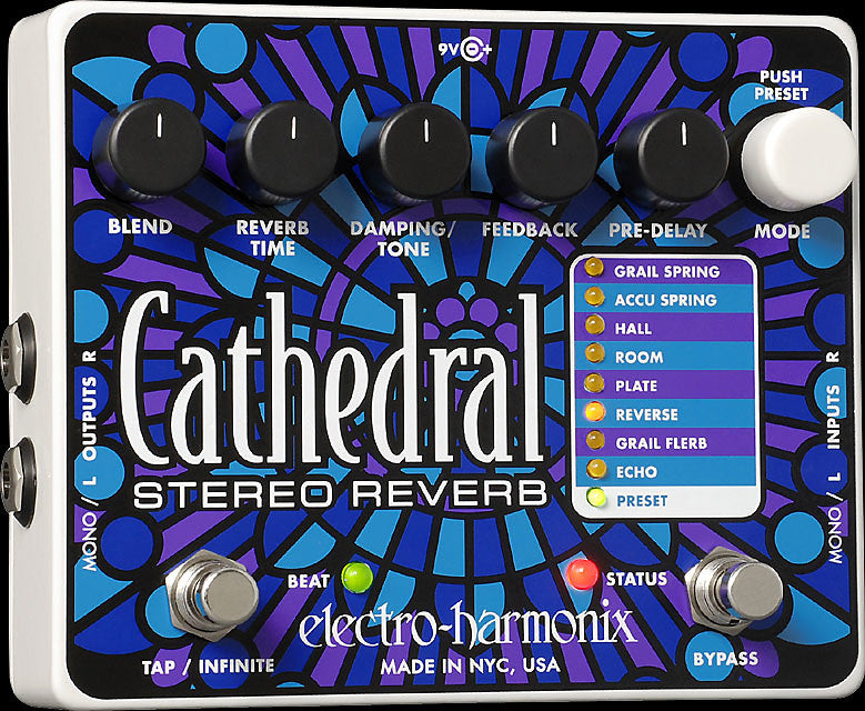 cathedral stereo reverb pedal