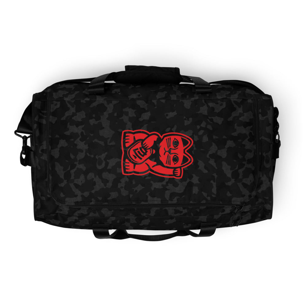 GREY & BLACK CAMO DUFFLE BAG - Private Label