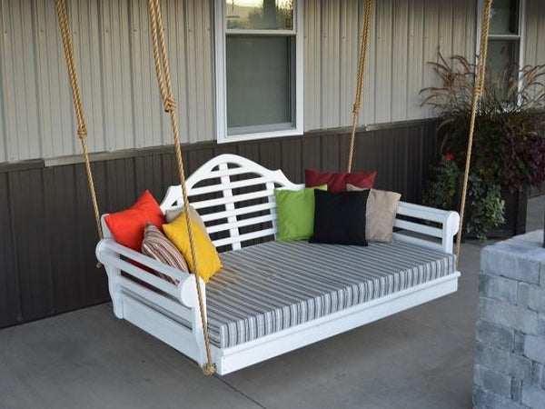 A&L Furniture Marlboro Pine Swing Bed 75" Twin 426 - Magnolia Porch Swings
 - 1