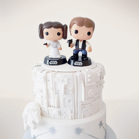 Star Wars Themed Wedding Cake