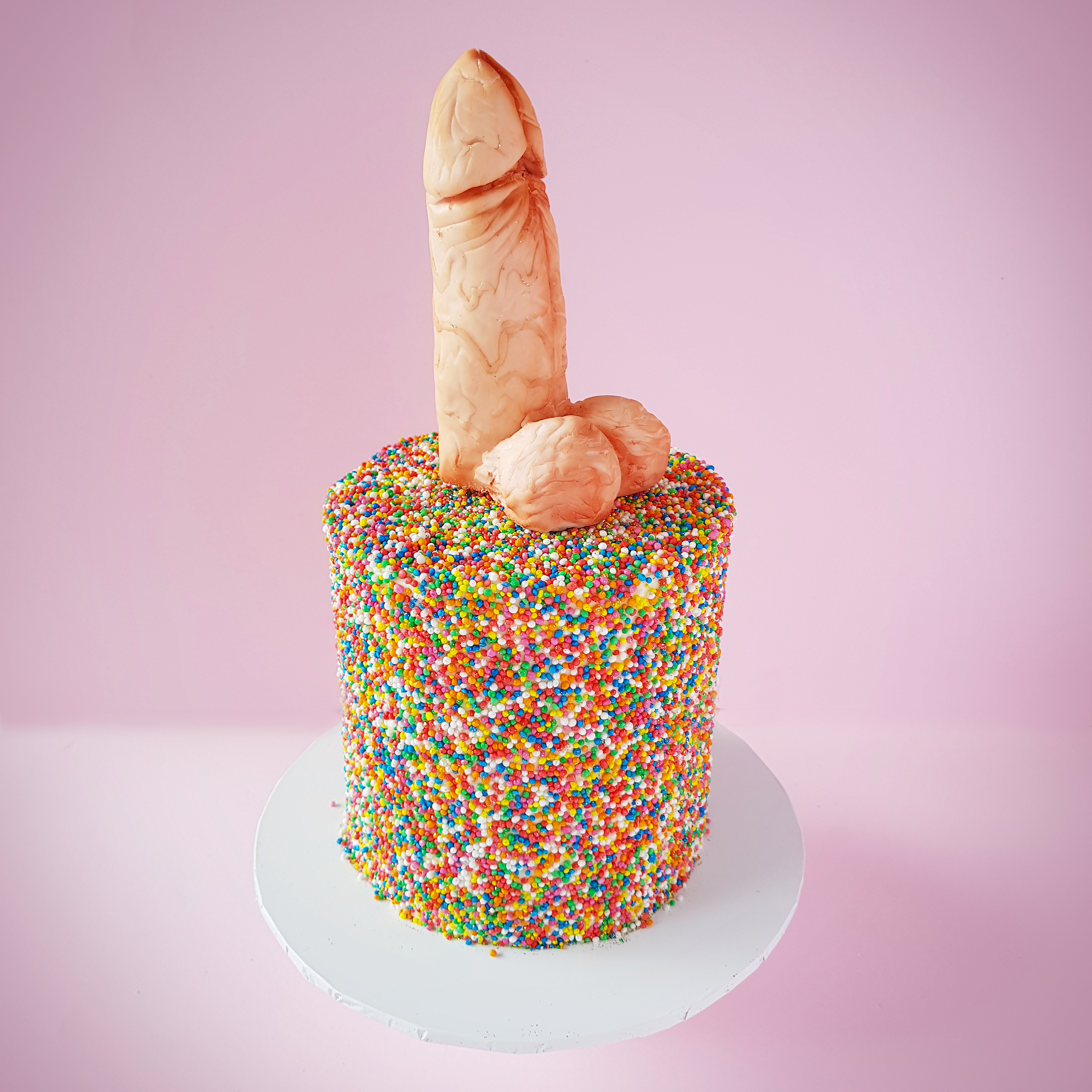 penis sprinkle funfetti cake