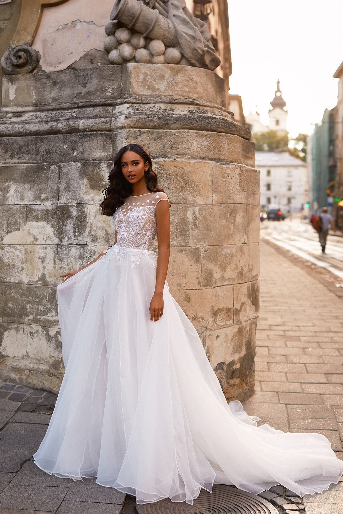 Boho luxe shop wedding dress