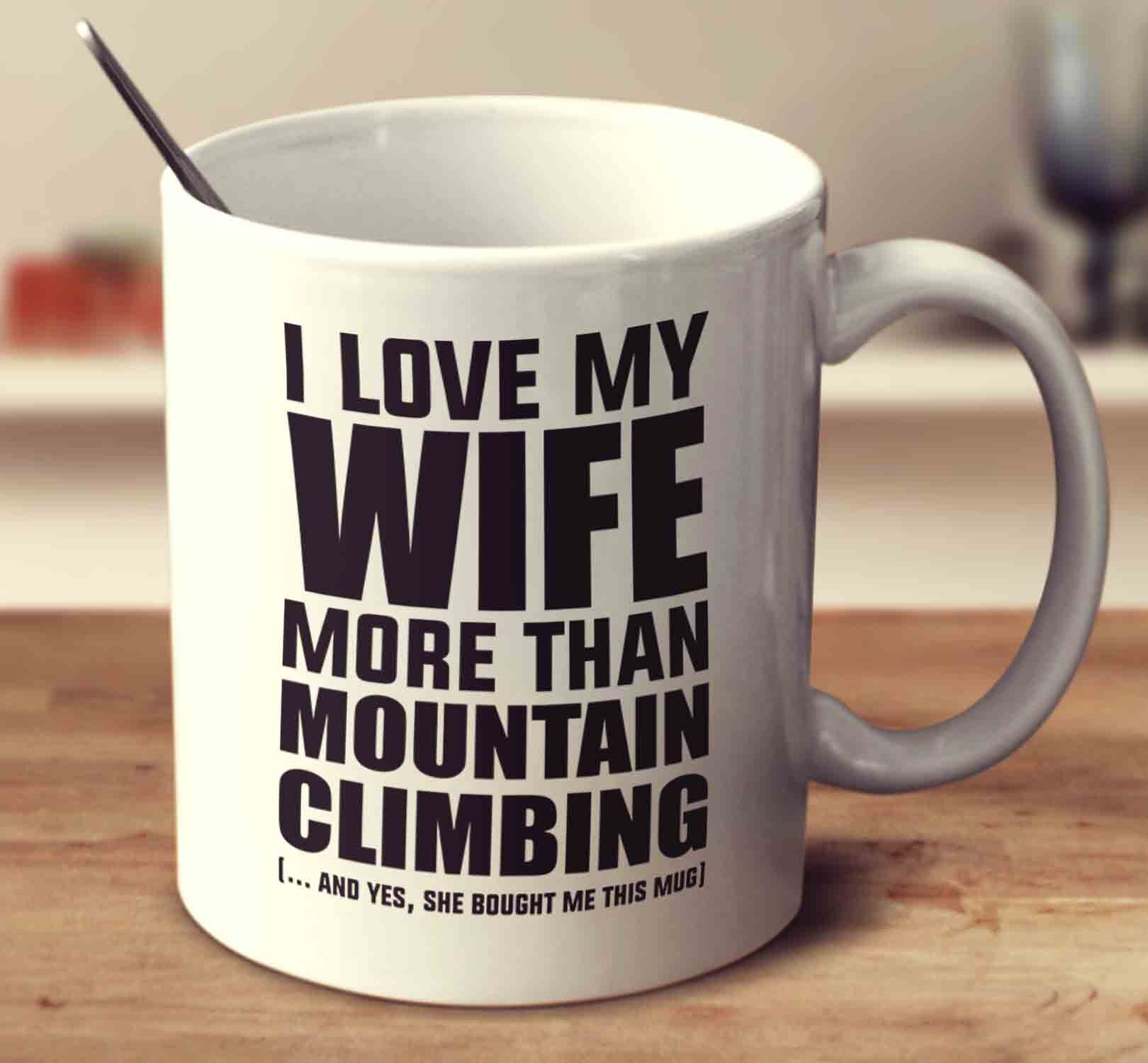 I LOVE climbing' Mug