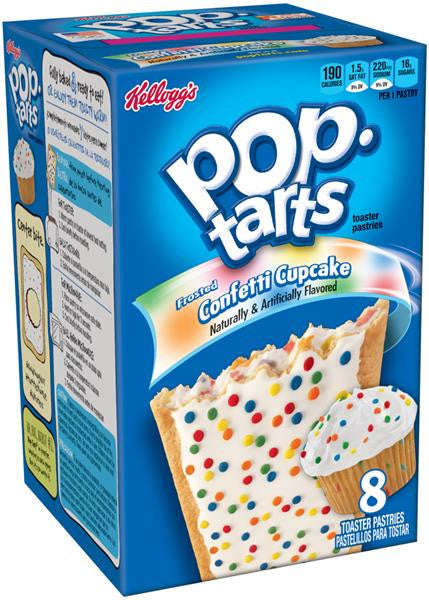 Kellogg's Pop Tarts Frosted Confetti Cupcake Toaster Pastries
