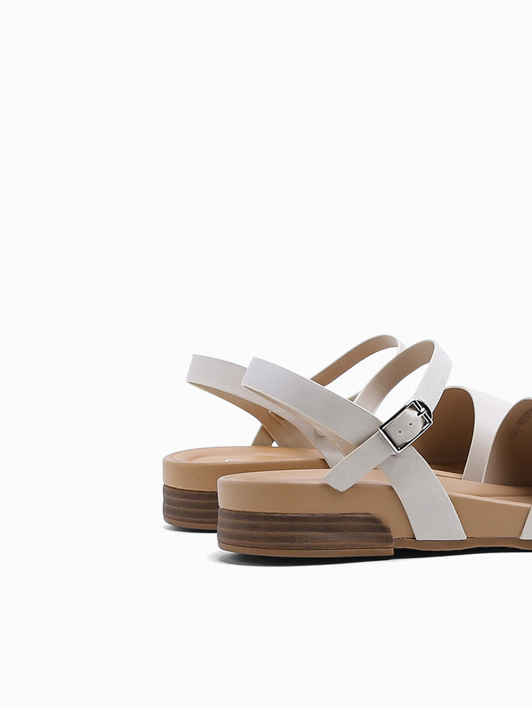 cream wedge sandals