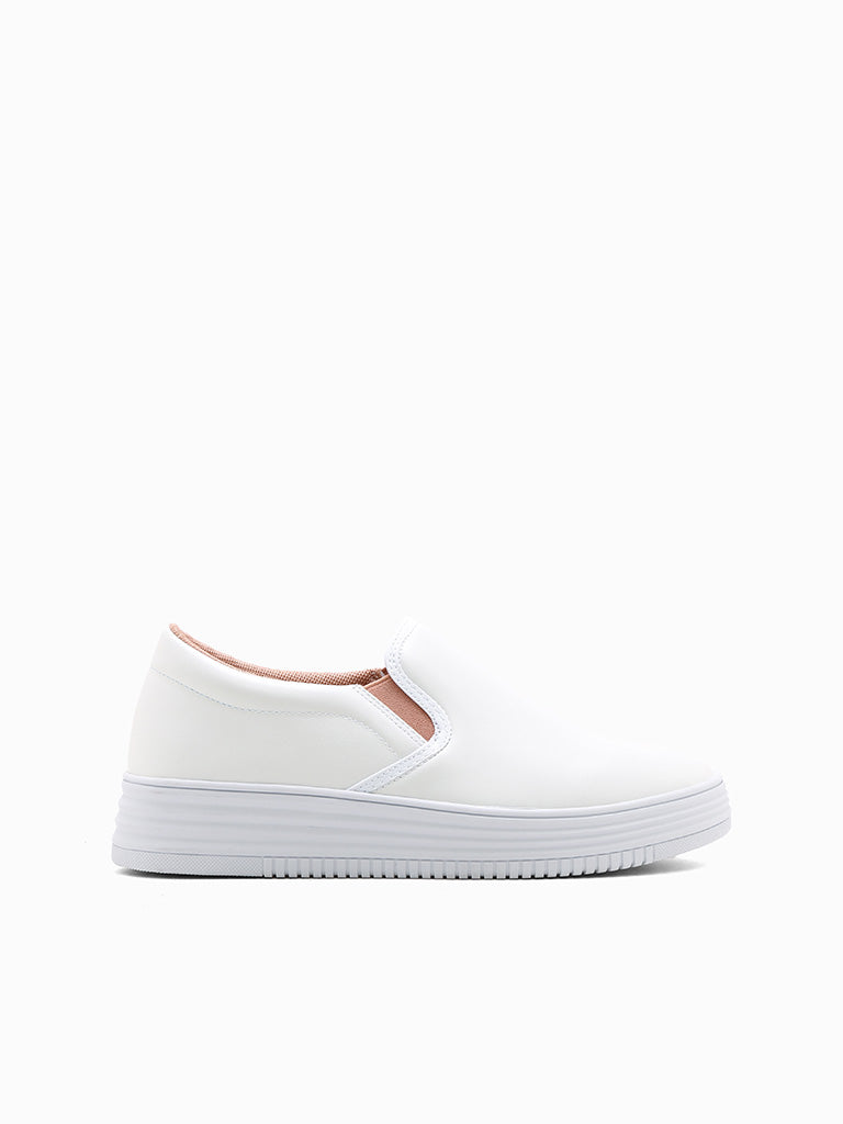 flat slip on sneakers