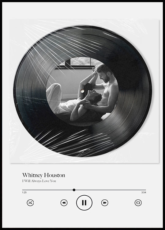 Your Song, Your Story, Personalized Vinyl Record Poster (70x100cm) - Plakater > Personliga Posters