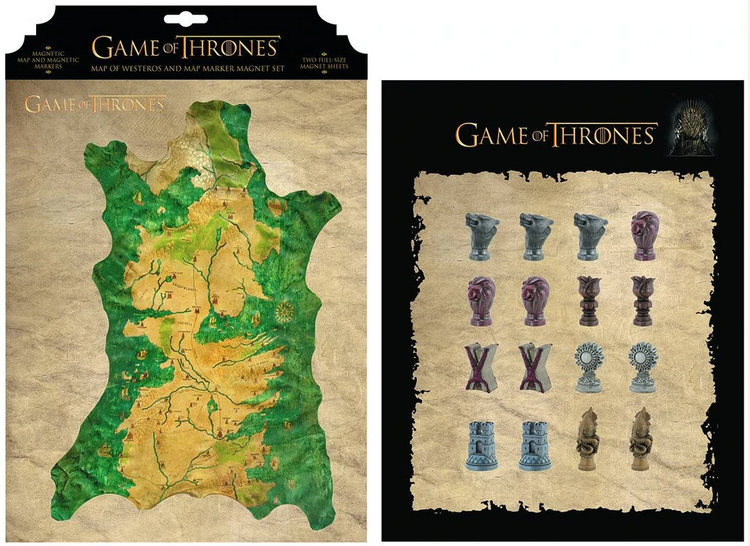 Dark Horse Game of Thrones Westeros Magnetic Map Set