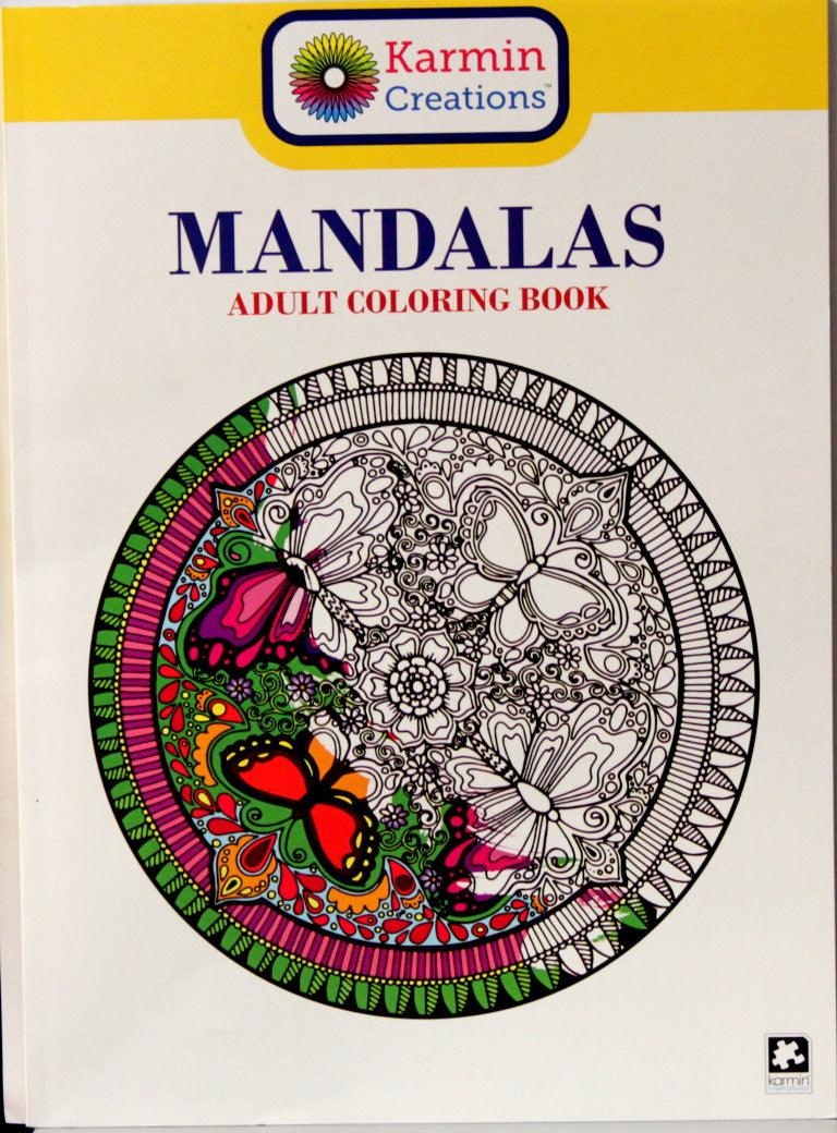 Download Karmin Creations Mandalas Adult Coloring Book #2 - SCRAPBOOKFARE