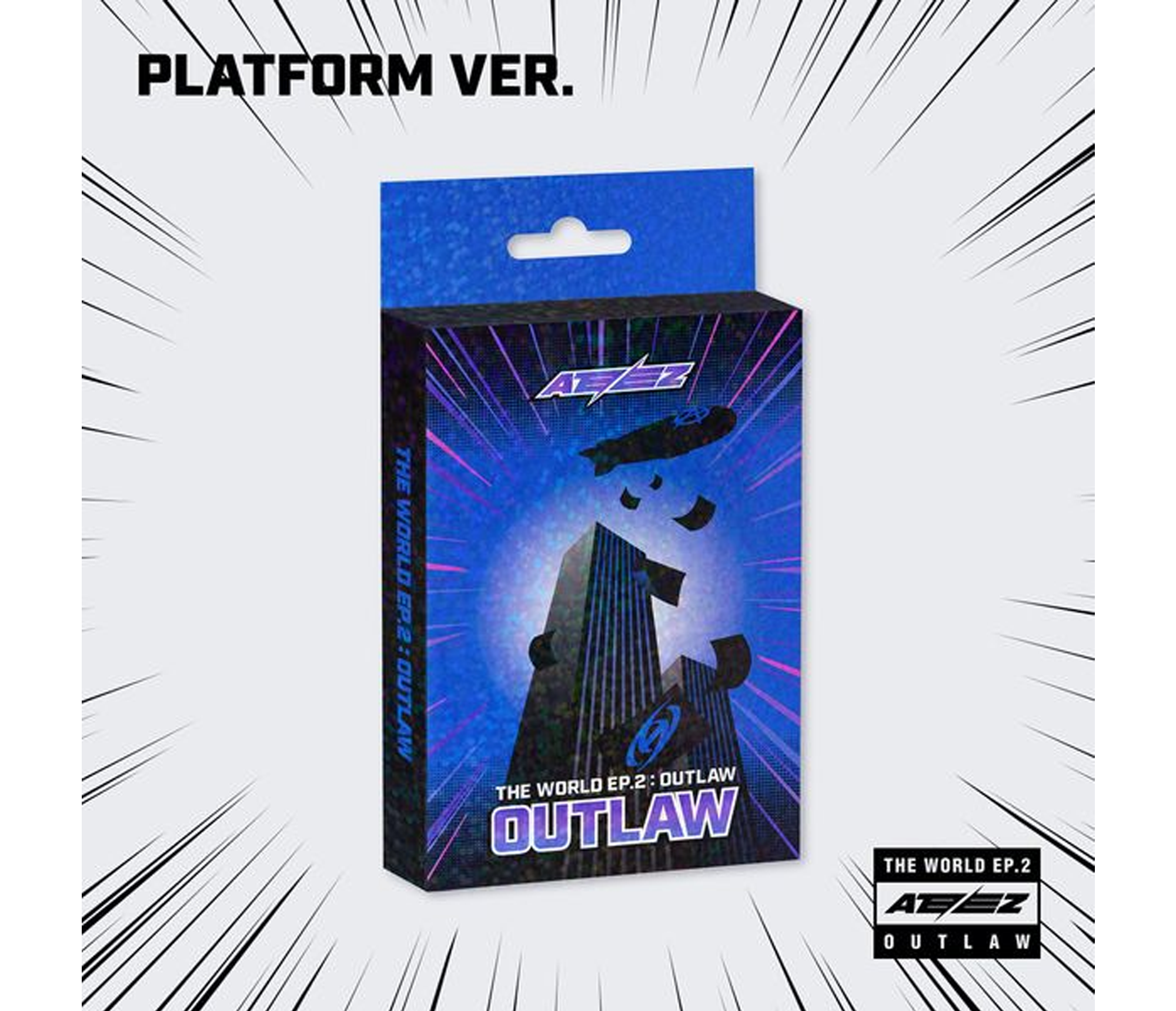 ATEEZ - 9th Mini Album [THE WORLD EP.2 : OUTLAW] (PLATFORM VER.) (Random Ver.)