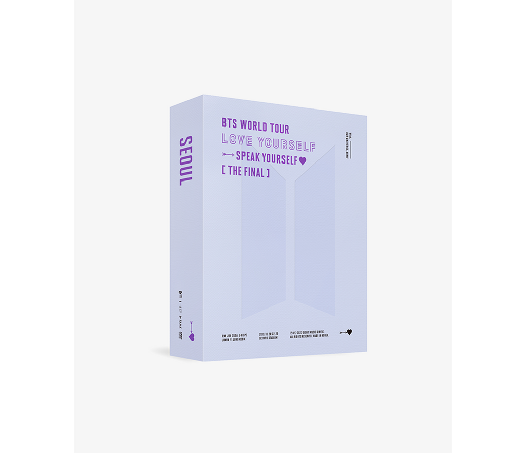 BTS WORLD TOUR 'LOVE YOURSELF : SPEAK YOURSELF' [THE FINAL] DVD