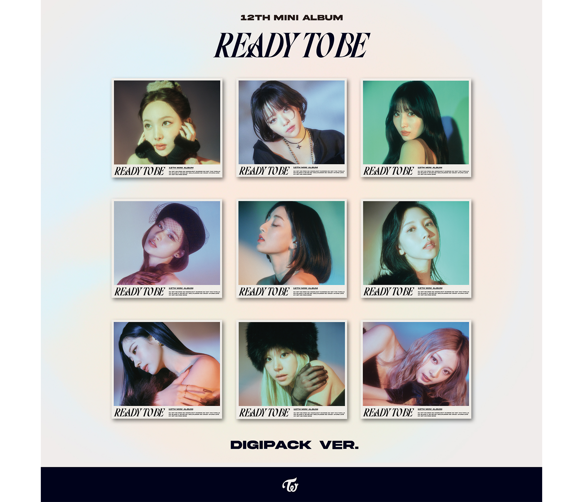 TWICE - 12TH MINI ALBUM [READY TO BE] (Digipack Ver.) (Random Ver.)