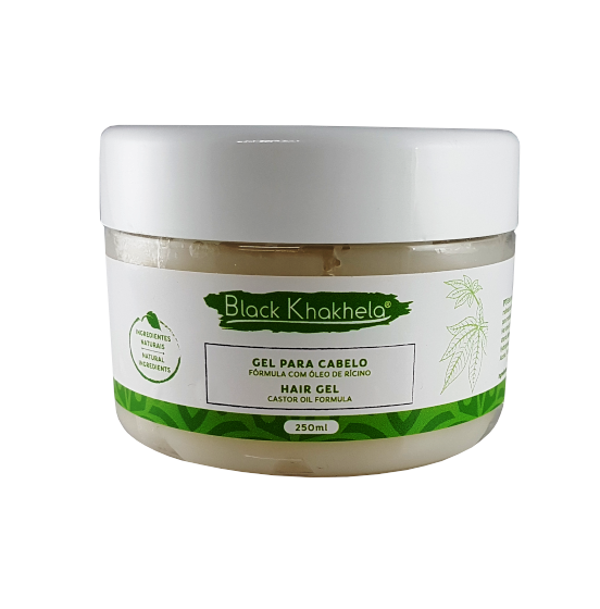 BLACK KHAKHELA - Gelatina Cremosa para Definição de Cachos (250ml)