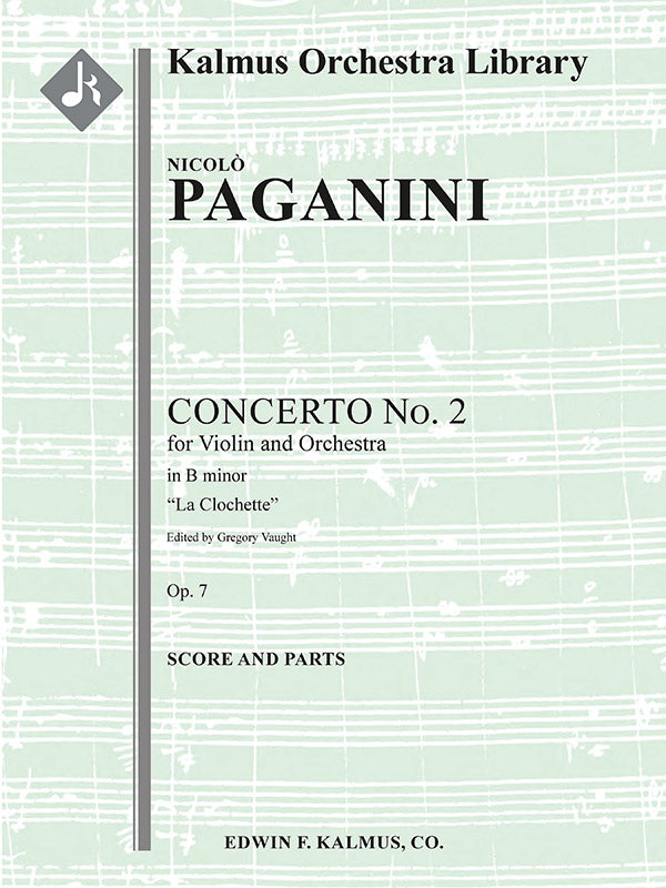 Paganini: Concerto pour violon No. 1, La campanella, Moto perpetuo,  Cantabile & Variations - Compilation par Niccolò Paganini