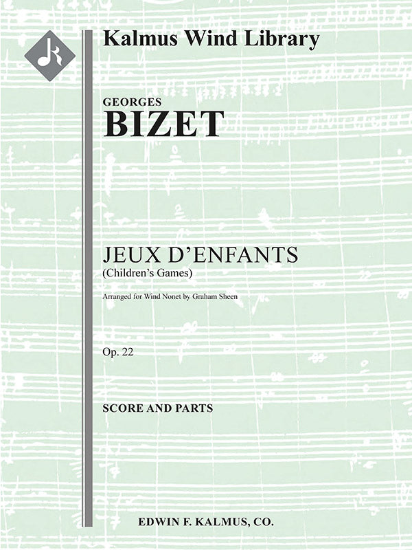 Georges Bizet Jeux d'enfants op.22 partition piano – Gaston Music Store