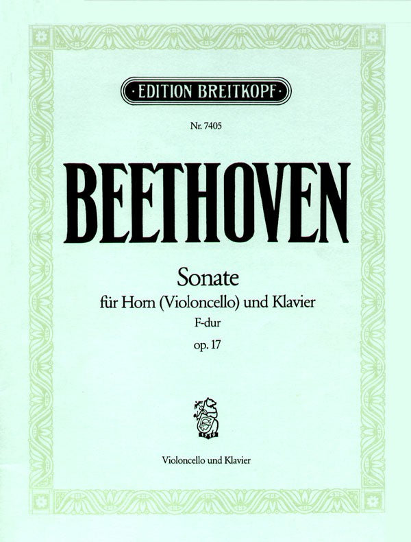 Beethoven: Horn Sonata in F Major, Op. 17 (cello version) - Ficks Music