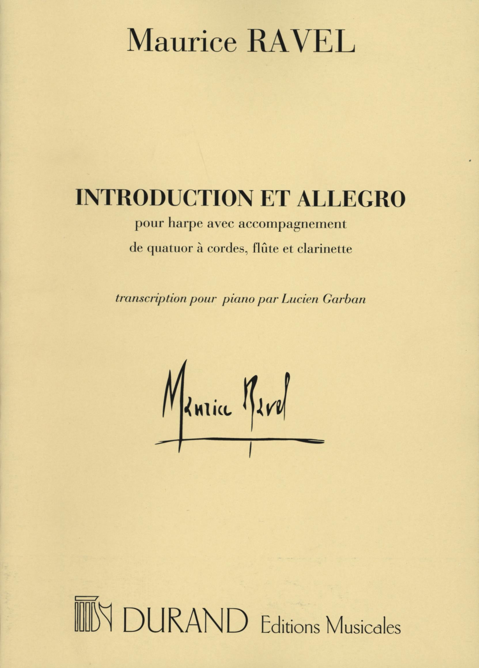 Ravel: An Introduction - Compilation by Maurice Ravel