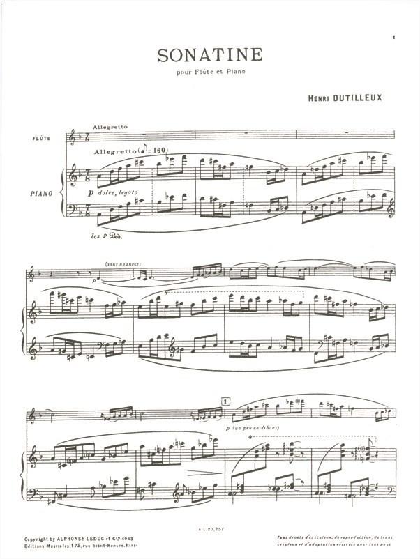 dutilleux flute sonatina pdf