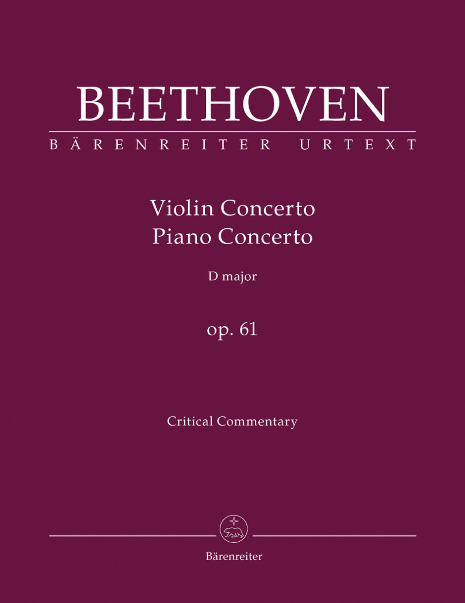 Violin Concerto Major, Op. 61 - Music