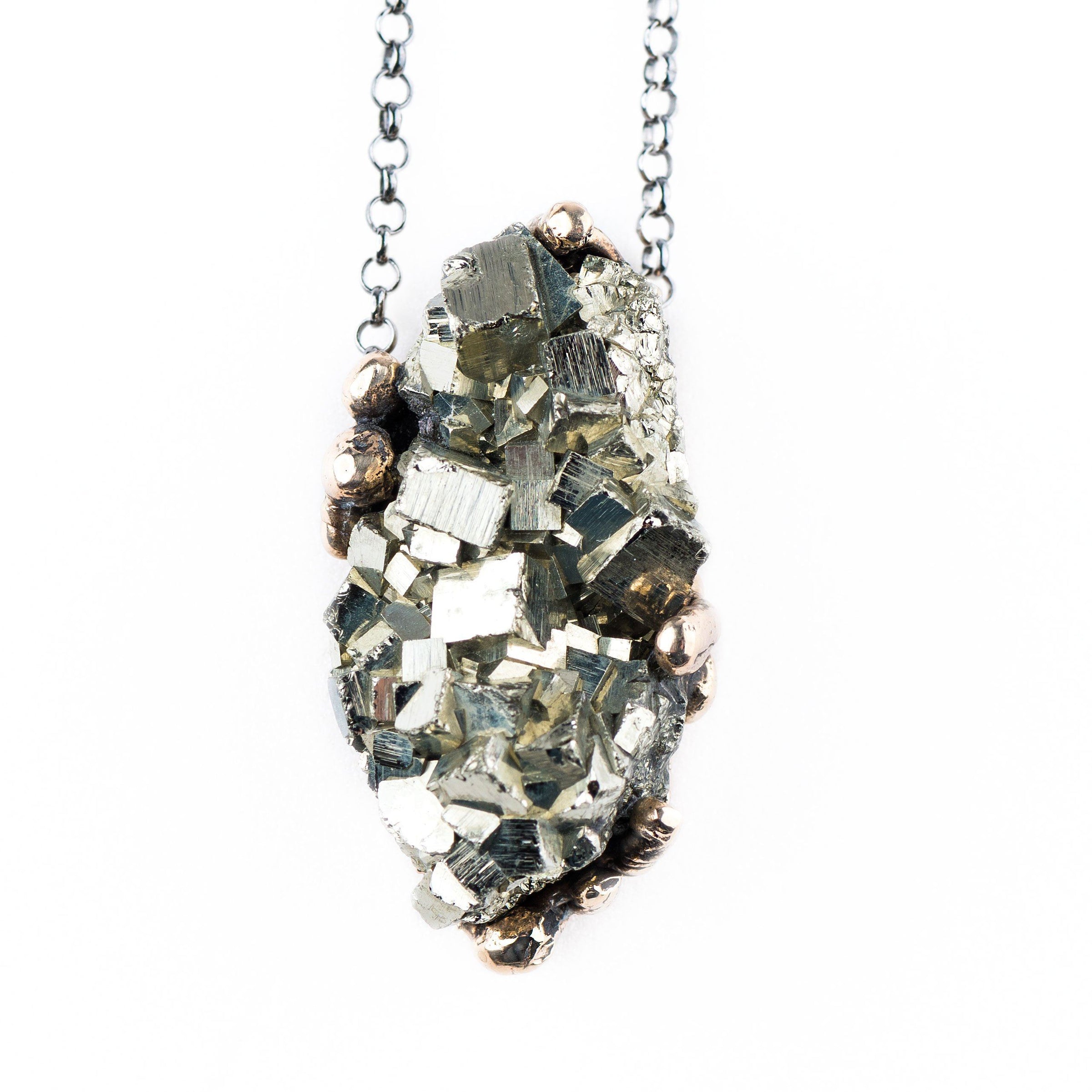 Pyrite Necklace - One of a Kind Giardinoblu