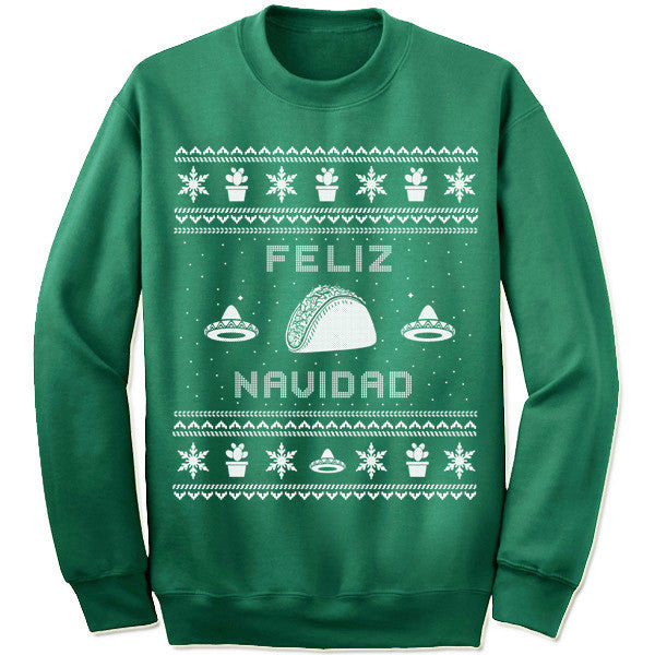 feliz navidad sweatshirt