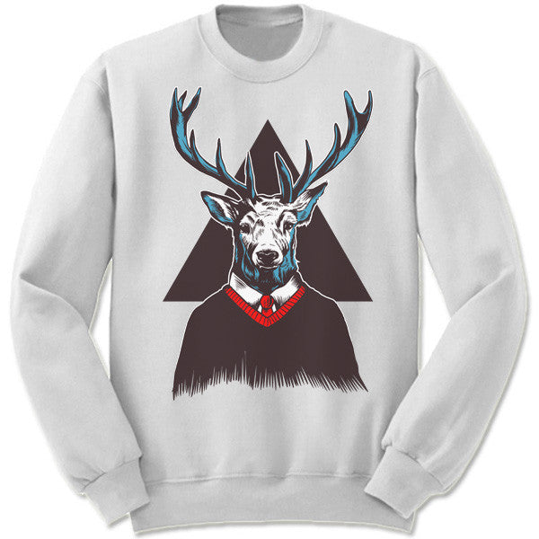 Hipster Deer Christmas Sweater