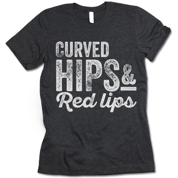 Curved Hips & Red Lips T-Shirt