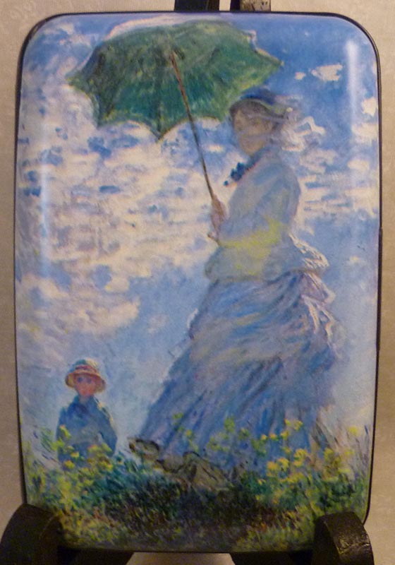 Wallet Fine Art - Monet's Woman with a Parasol – Jules Enchanting Gifts