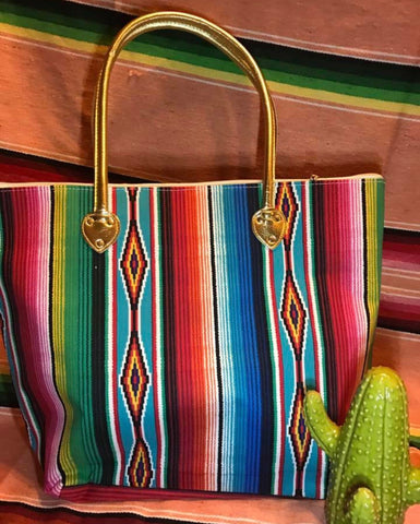 serape tote bag