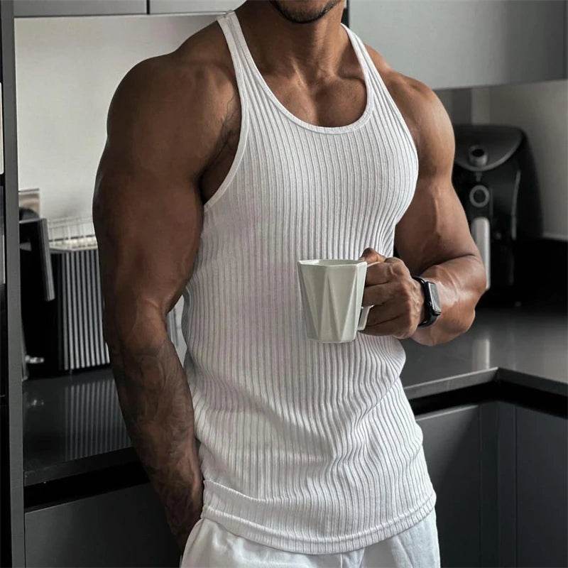 FATHER SONS Men's Quick-Drying Breathable Tank Top - Fitness & Casual Style