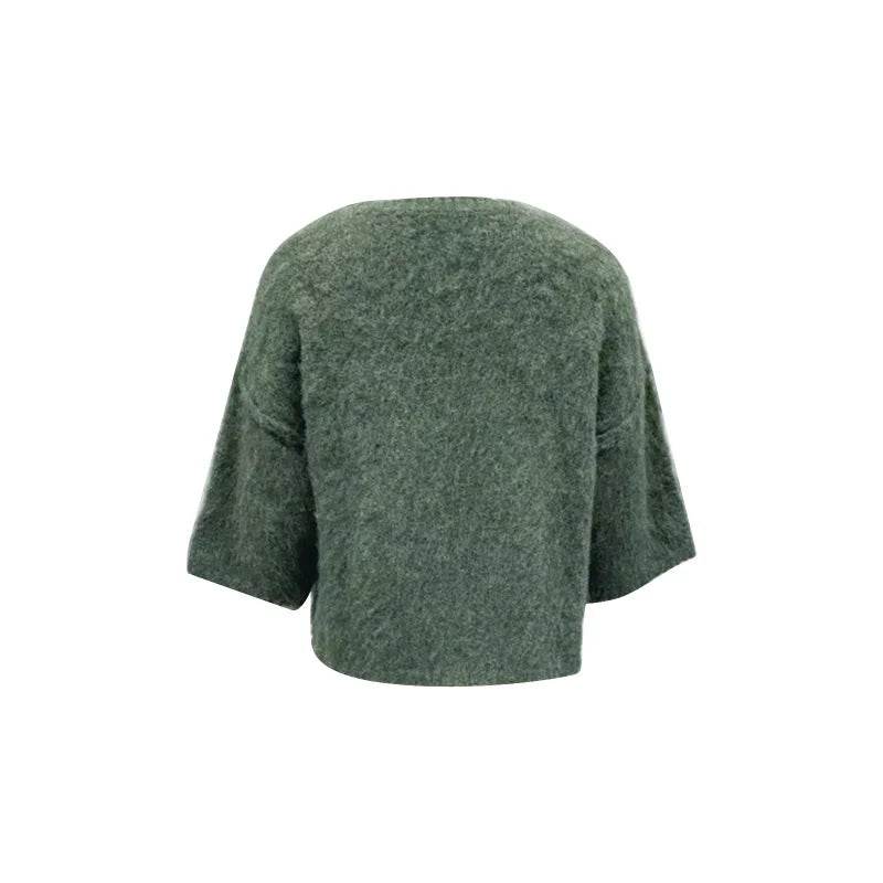 Xingqing Women's Solid Color Sweater Vest - Loose Fit Pullover Top