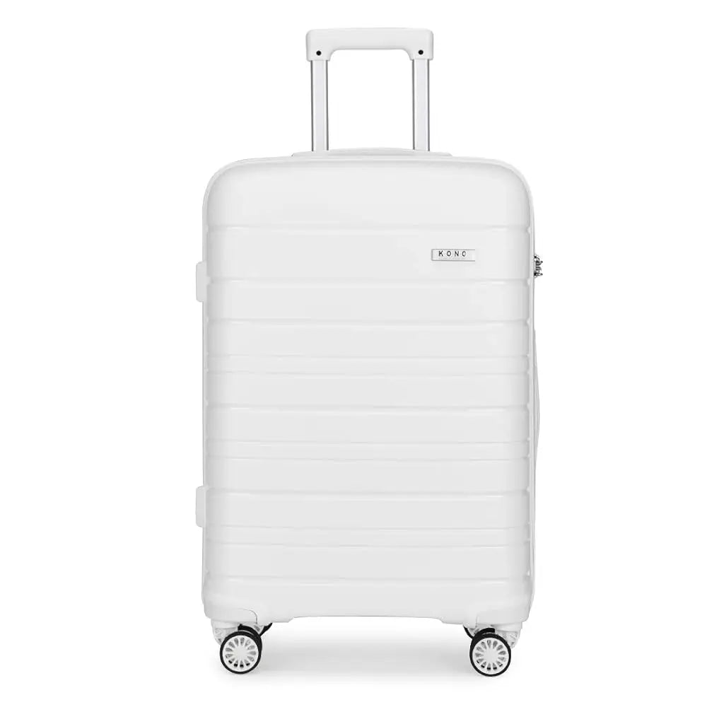 KONO Valise à Roulettes 40L - Légère avec Serrure TSA Polypropylène