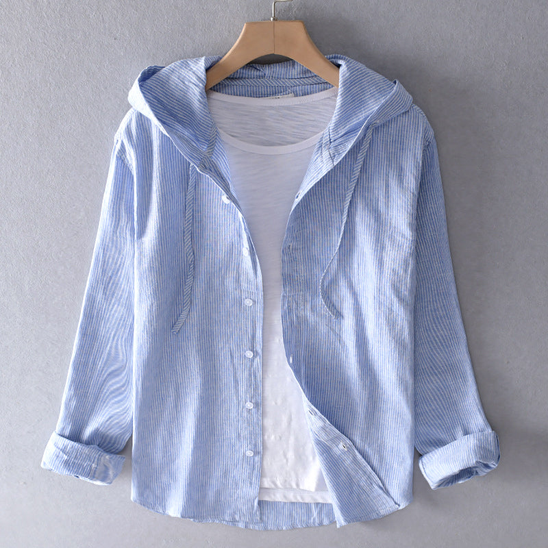 Image of Graciela - Blusa ligera con capucha
