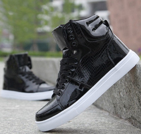 mens black high top sneakers