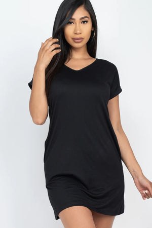 SIMPLICITY T-SHIRT DRESS - Madison Brooklyn