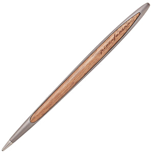 matt Pininfarina Ethergraf®-Stift, Cambiano, Aluminium/ Walnuss, matt schwarz