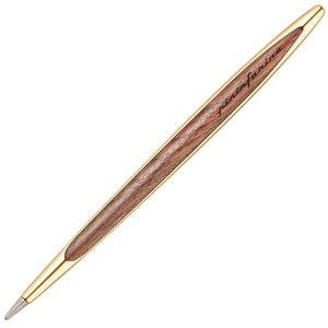 weissgold Pininfarina Ethergraf®-Stift, Cambiano (Luxury), Aluminium/ Walnuss, weißgold