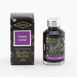 lila2818 Diamine, Tintenglas Shimmering, 50 ml, Frosted Orchid