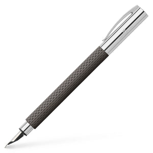 braun4793 Faber-Castell, Ambition Füller OpArt, Black Sand, Mittel