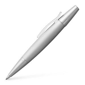 Motion.Kugelschreiber Faber Castell, Kugelschreiber E-Motion, Pure Silver